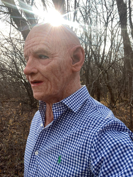 Old Man Silicone Mask