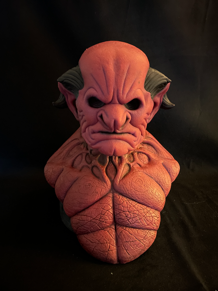 Blood Red Hellboy Type Mask