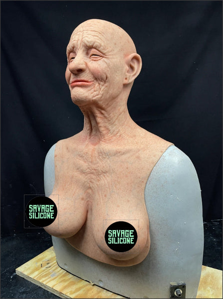 Party Granny - Silicone Old Lady Mask