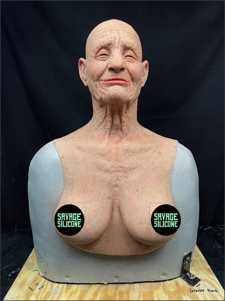 Party Granny - Silicone Old Lady Mask