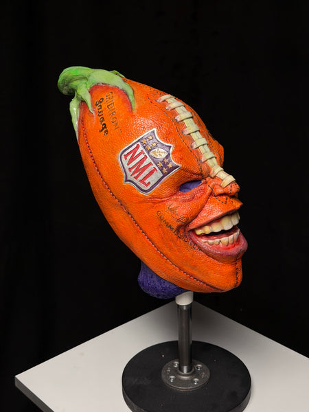 IN STOCK - “Gridiron” Custom Pumpkin Football