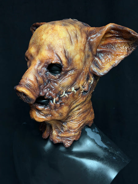 IN STOCK - “Taxidermist” rawhide Pig silicone mask