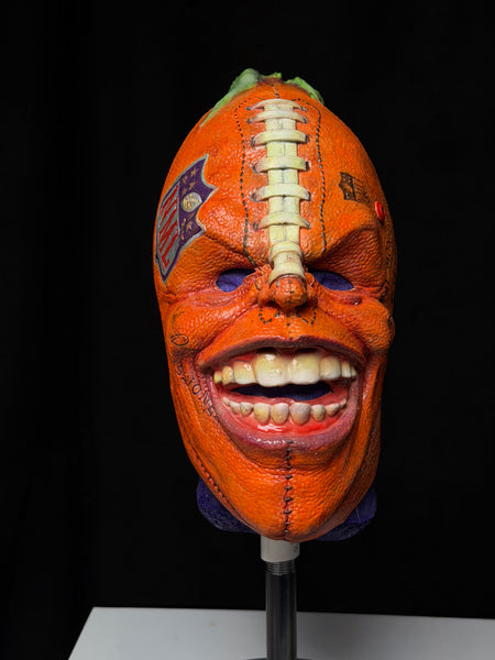 IN STOCK - “Gridiron” Custom Pumpkin Football
