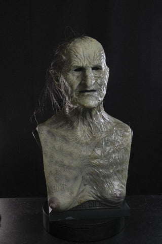 IN STOCK - Savage Witch Undead with Sparse Hair silicone mask Transworld Display