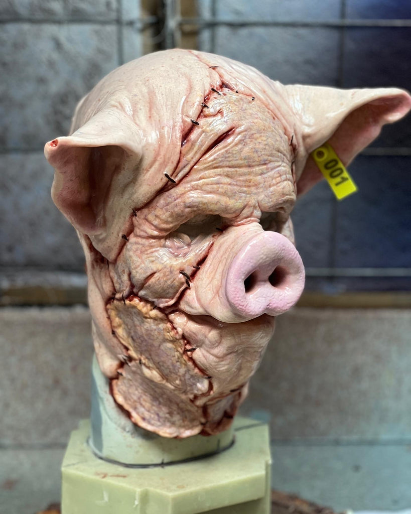 Silicone Pig Man Skullskin - Haunted House Creations